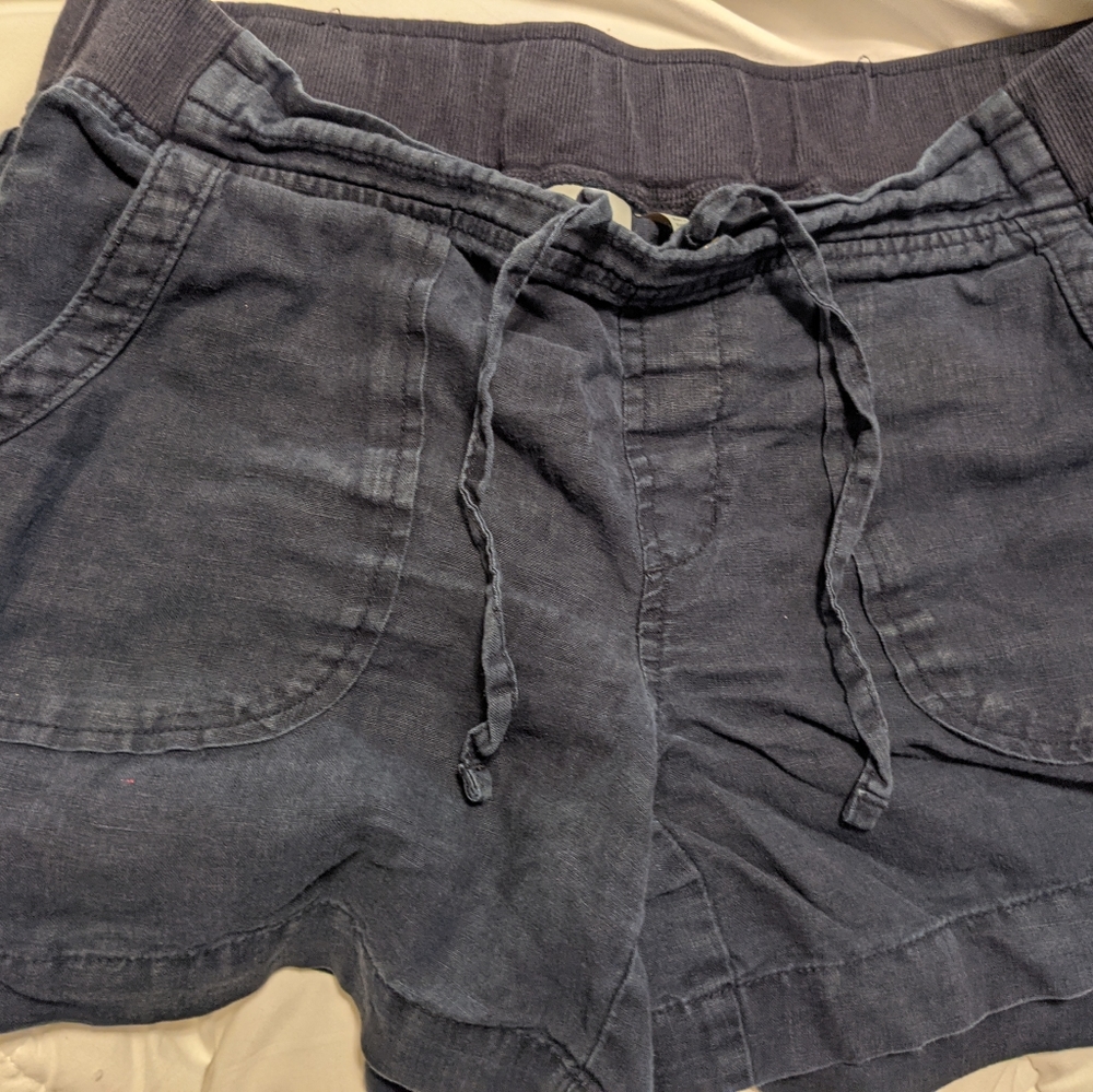 Athleta Linen Shorts Size 6